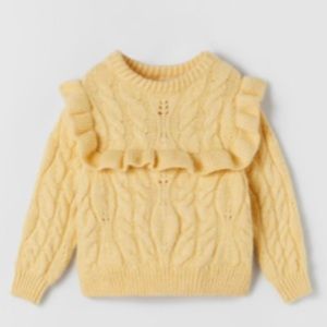 New Zara Baby Yellow Sweater 18-24 months